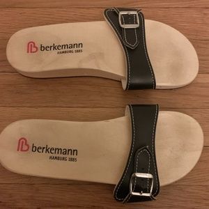 Berkemann wooden slides sandals